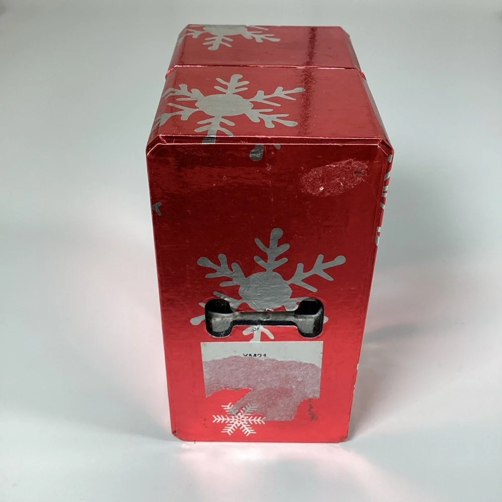 New Santa Watch Silver Adjustable Band, Christmas Red Presentation Box